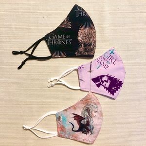 3 Face Mask bundle “Game of Thrones”